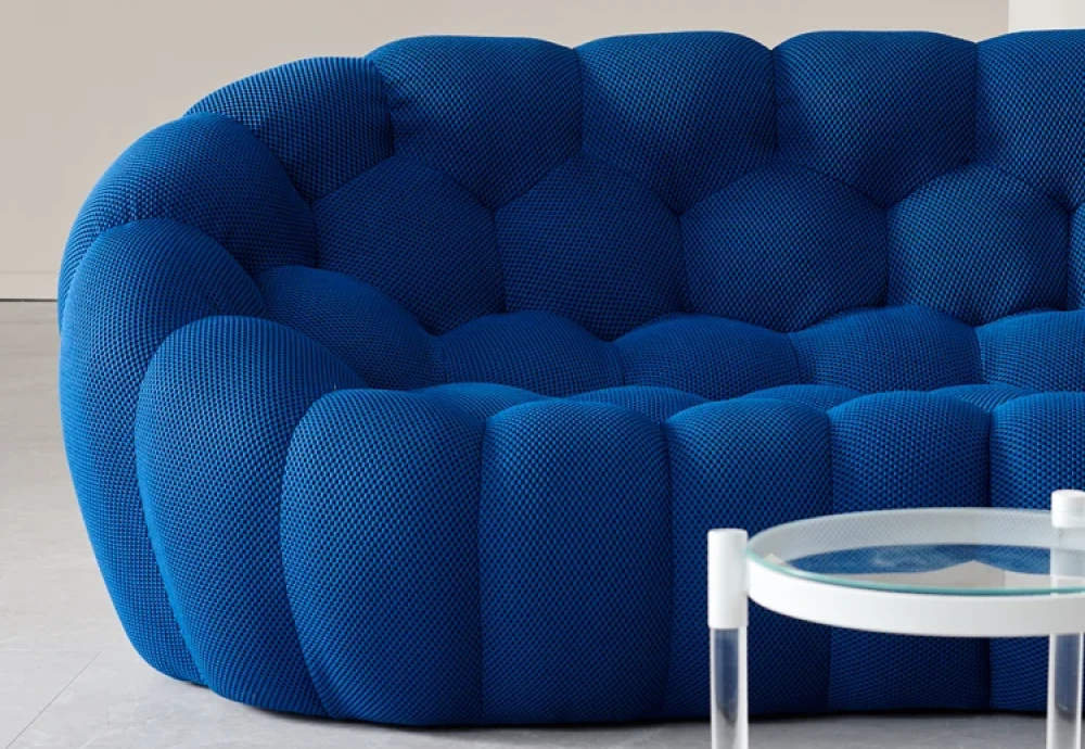 blue bubble couch